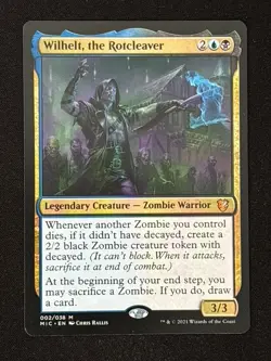 1x MTG Wilhelt, the Rotcleaver - Commander: Innistrad: Midnight Hunt (MIC) #2 - Image 1