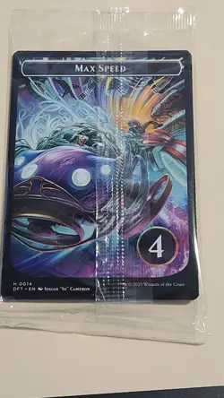 MTG The Speed Demon - Foil - Prerelease Promo - Aetherdrift - Sealed M/NM - Image 2