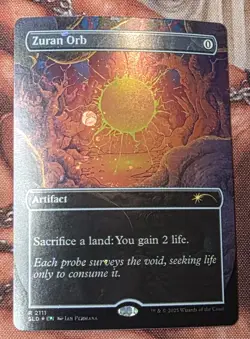 1x GALAXY FOIL Zuran Orb MTG SLD Secret Lair NM - Image 1