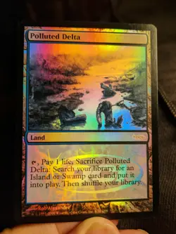 1x Polluted Delta JUDGE FOIL NM - Magic The Gathering MTG EDH Modern x1 - Image 1
