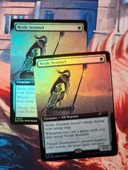 Nettle Sentinel Foil Extended Secret Lair Drop Magic Gathering MTG SLD - Image 2