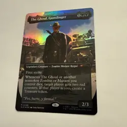 The Ghoul, Gunslinger FOIL Borderless 2448 Secret Lair SLD MTG Mythic Unplayed - Image 1