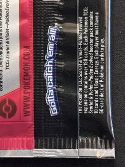 22.5g HEAVY Pokemon Scarlet & Violet Paldea Evolved Booster Pack SEALED Meow - Image 5