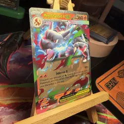 Mega Charizard X ex 013/094 Phantasmal Flames Double Rare Holo Pokemon TCG MINT - Image 2