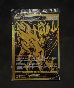 Pokemon Zamazenta V & Zacian V Foil Promo Cards SWSH107 SWSH108 Lot - Image 1