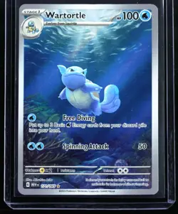 2023 Scarlet & Violet - 151 Wartortle #171 Illustration Rare Holo Pokemon Card - Image 1