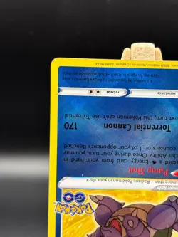 Pokemon TCG Radiant Blastoise Pokemon GO 018/078 Holo Radiant Rare 018/078 - Image 5