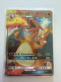Pokemon Charizard GX Full Art Holo Ultra Rare TCG Card 9/68 - Image 1