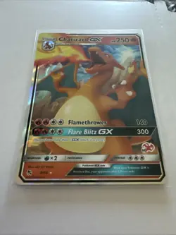 Pokemon Charizard GX Full Art Holo Ultra Rare TCG Card 9/68 - Image 2