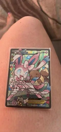 Pokemon Sylveon EX Full Art Ultra Rare RC32/RC32 Generations Radiant Collection - Image 1
