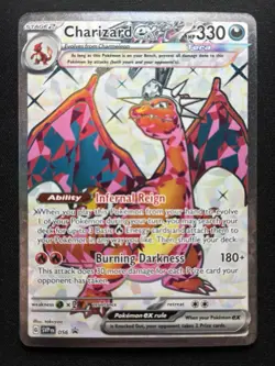 Pokemon: Charizard ex Scarlet & Violet Promo 056 Full Art Holo - Image 1