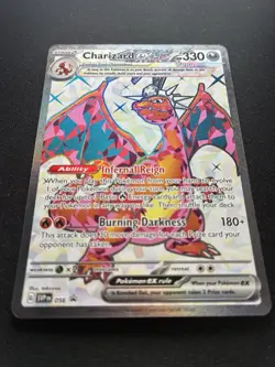 Pokemon: Charizard ex Scarlet & Violet Promo 056 Full Art Holo - Image 2