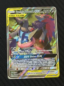 Greninja & Zoroark GX Tag Team - Pokemon Unbroken Bonds 201/214 - Image 1