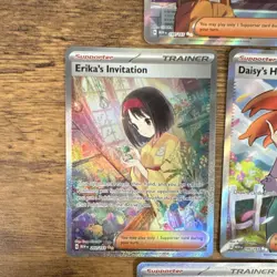 Pokemon TCG Scarlet & Violet Illustration Rares 7 Card lot All NM! - Image 3