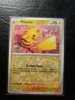 Pokemon TCG Pikachu SV05: Temporal Forces 051/162 Reverse Holo Common - Image 1