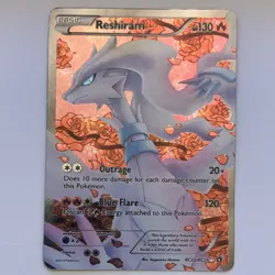 The Pokemon Company Reshiram RC22/RC25 Legendary Treasures Ultra Rare Full Art … - Image 1