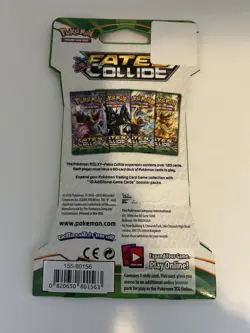 Lot of 2 - Pokemon 2016 XY Fates Collide Sleeved Sealed Booster Packs - Read - Image 2