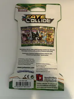 Lot of 2 - Pokemon 2016 XY Fates Collide Sleeved Sealed Booster Packs - Read - Image 4