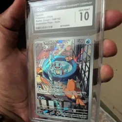 Pokemon Squirtle TCG Illustration Card 148/142 Stellar Crown CGC 10 English - Image 3