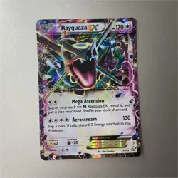 Rayquaza EX XY69 Holo Basic 170 HP Pokemon Card XY Set Dragon 2014 - Image 1