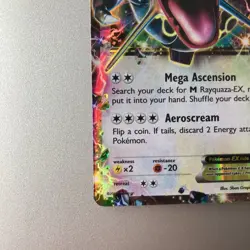 Rayquaza EX XY69 Holo Basic 170 HP Pokemon Card XY Set Dragon 2014 - Image 5