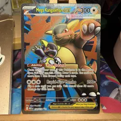Mega Kangaskhan ex 164/132 Mega Evolution Full Art Holo Rare Pokemon TCG MINT - Image 1
