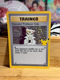 IMPOSTER PROFESSOR OAK 73/102 Celebrations: Classic Collection Pokemon TCG NM - Image 1