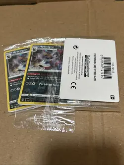 3x Pokemon TCG Hydreigon 110/189 Reverse Holo Thank You Promo Sealed Packs - Image 2