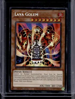 Yu-Gi-Oh! Speed Duel Series 1st Edition Lava Golem #SBC2-FND09 - Image 1