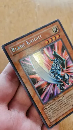 Heavily Played Limited Edition Blade Knight CT1-EN002 Secret Rare YuGiOh - Image 5