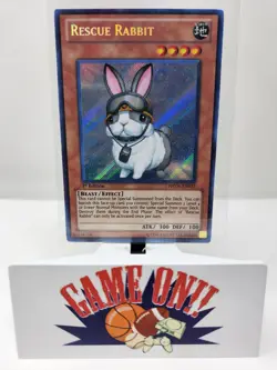 YuGiOh Rescue Rabbit PHSW-EN037 1st Edition Secret Rare LP - Image 1