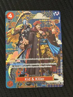 Kid & Killer - EB01-003 (SP)R from One Piece OP-14 The Azure Sea's Seven Foil NM - Image 1