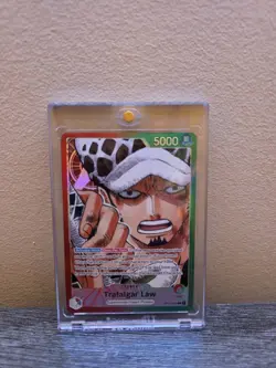 Trafalgar Law (002) (Parallel) OP01-002 Romance Dawn English NM Pre-Errata - Image 1