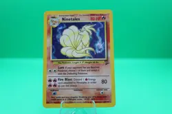 Pokemon TCG Ninetales 13/130 Base Set 2 Holo Unlimited Rare Card MP - Image 1