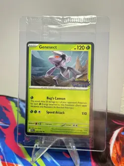 Pokemon TCG Genesect Best Buy Exclusive Stamped Promo Card Phantasmal Flames - Image 1