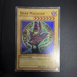 Yu-Gi-Oh! Konami Dark Magician 46986414 1st Edition Holo Spellcaster 1996 Card - Image 1