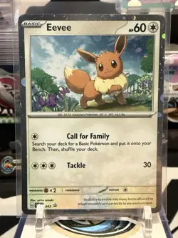Eevee 043 Sv: Scarlet & Violet Black Star Promo Cosmo Holo card NM - Image 1