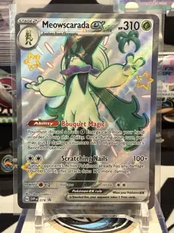 Meowscarada ex 078 Sv: Scarlet & Violet Promo Cards Holo NM - Image 1