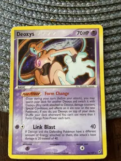 Deoxys 16/107 - Destiny Deoxys Stamped Movie Promo - Pokemon TCG EX Card - Image 1