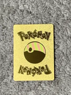 Charizard VMax HP586 Whirlpool Hellfire Gold Foil Fan Art Collector Card - Image 2