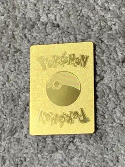 Charizard VMax HP586 Whirlpool Hellfire Gold Foil Fan Art Collector Card - Image 3