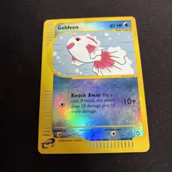 Pokemon TCG Goldeen Aquapolis 2003 Card 78/147 Reverse Holo - Image 1