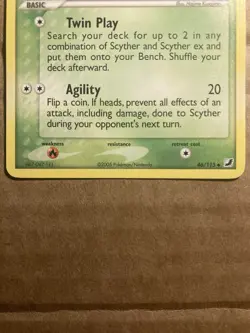 Scyther Pokemon Card Unseen Forces 46/115 Regular LP - Image 4
