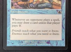 MTG Rhystic Study- DAMAGED -Prophecy Magic the Gathering Card #045 - Image 4