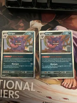 2x Gengar 050/088 Reverse Holo - Perfect Order Pokemon Card - NM - Image 1
