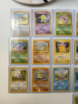 Pokemon Base Set Lot: 67 Unlimited Cards. NO DUPLICATES!! Vintage 1999 (Read) - Image 5
