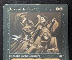 MTG Dance of the Dead- DAMAGED -Ice Age Magic the Gathering Card #118 - Image 3