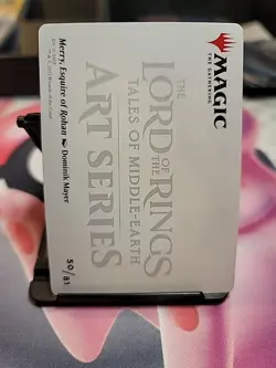 Merry, Esquire of Rohan (50/81 Art Card) Lord Of The Rings Magic The Gathering - Image 2