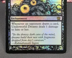 MTG FOIL Underworld Dreams- DAMAGED -8th Edition Magic the Gathering Card #168 - Image 4