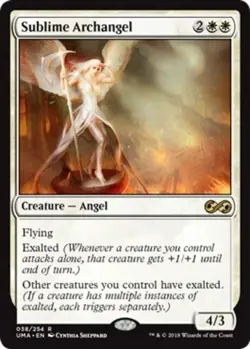 Magic the Gathering Sublime Archangel Ultimate Masters #38 2018 Rare MTG Card - Image 1